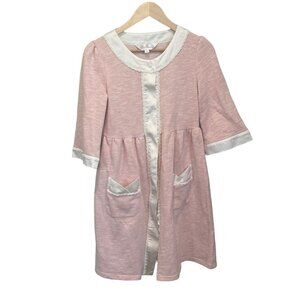 Sweet Mommy Maternity Womens medium Robe  pink hospital gown nursing Australia